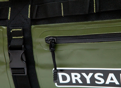 Bolso Duffel 80 litros impermeable Drysafe verde militar