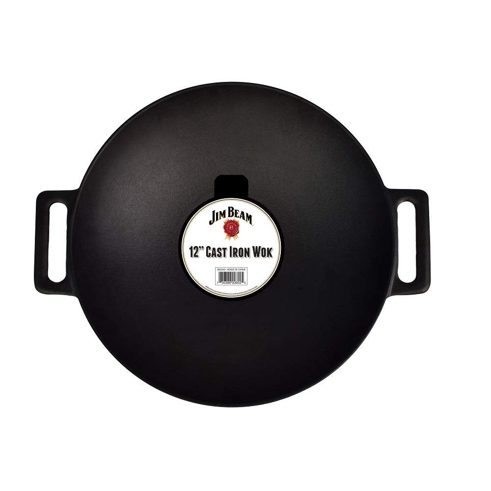 wok redondo 30,5cm hierro fundido