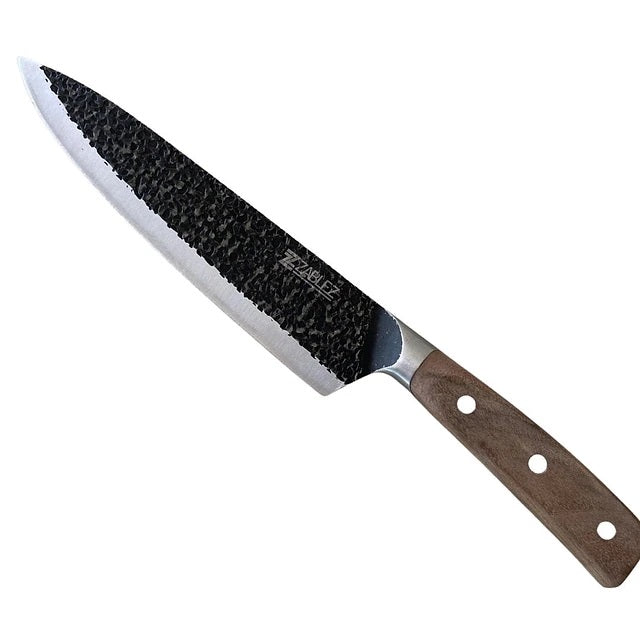 cuchillo parrillero aleman con funda de cuero