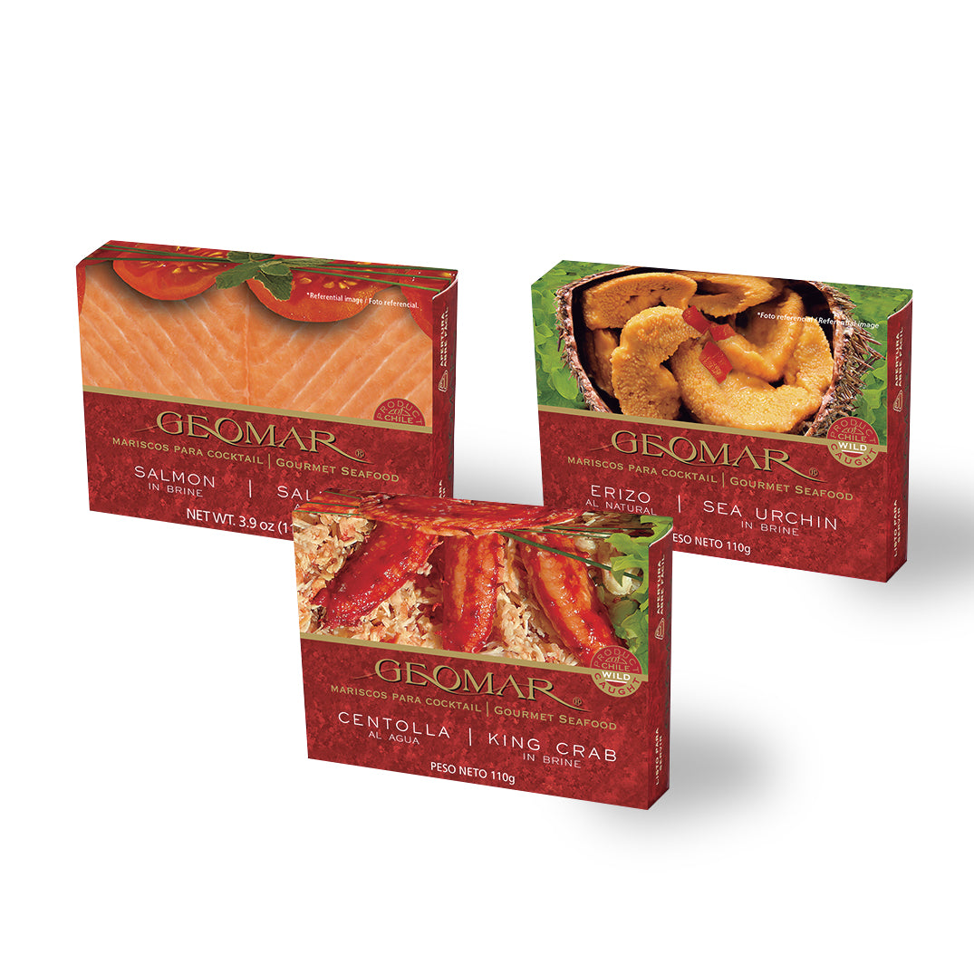 Gift pack salmón - centolla - erizo