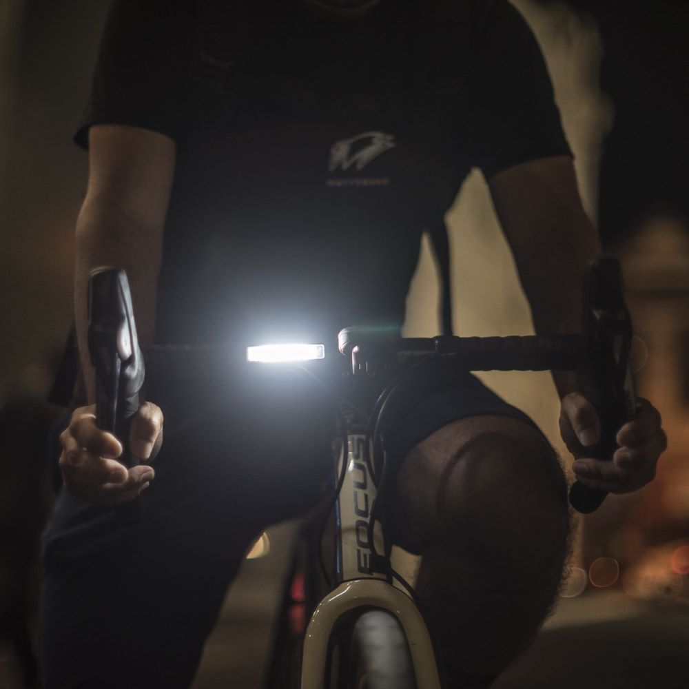 luz para bicicleta delantera knog plus transparente