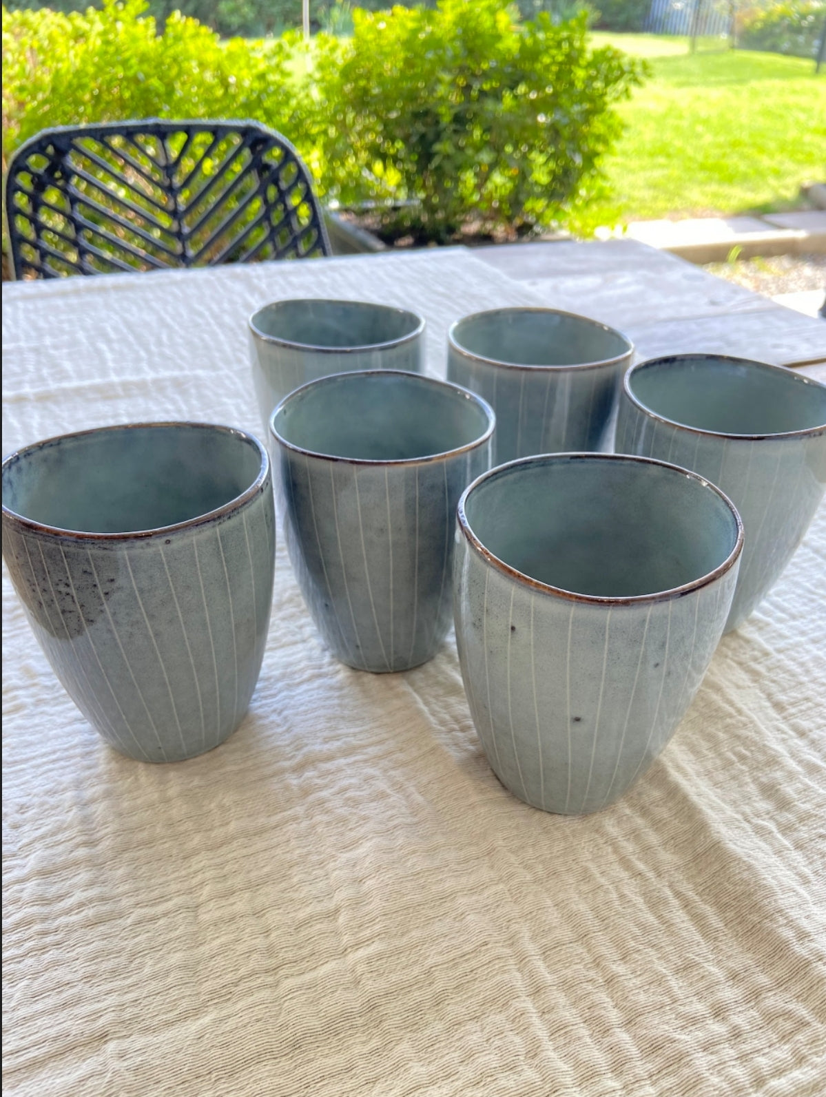 Set Vasos stripes cup