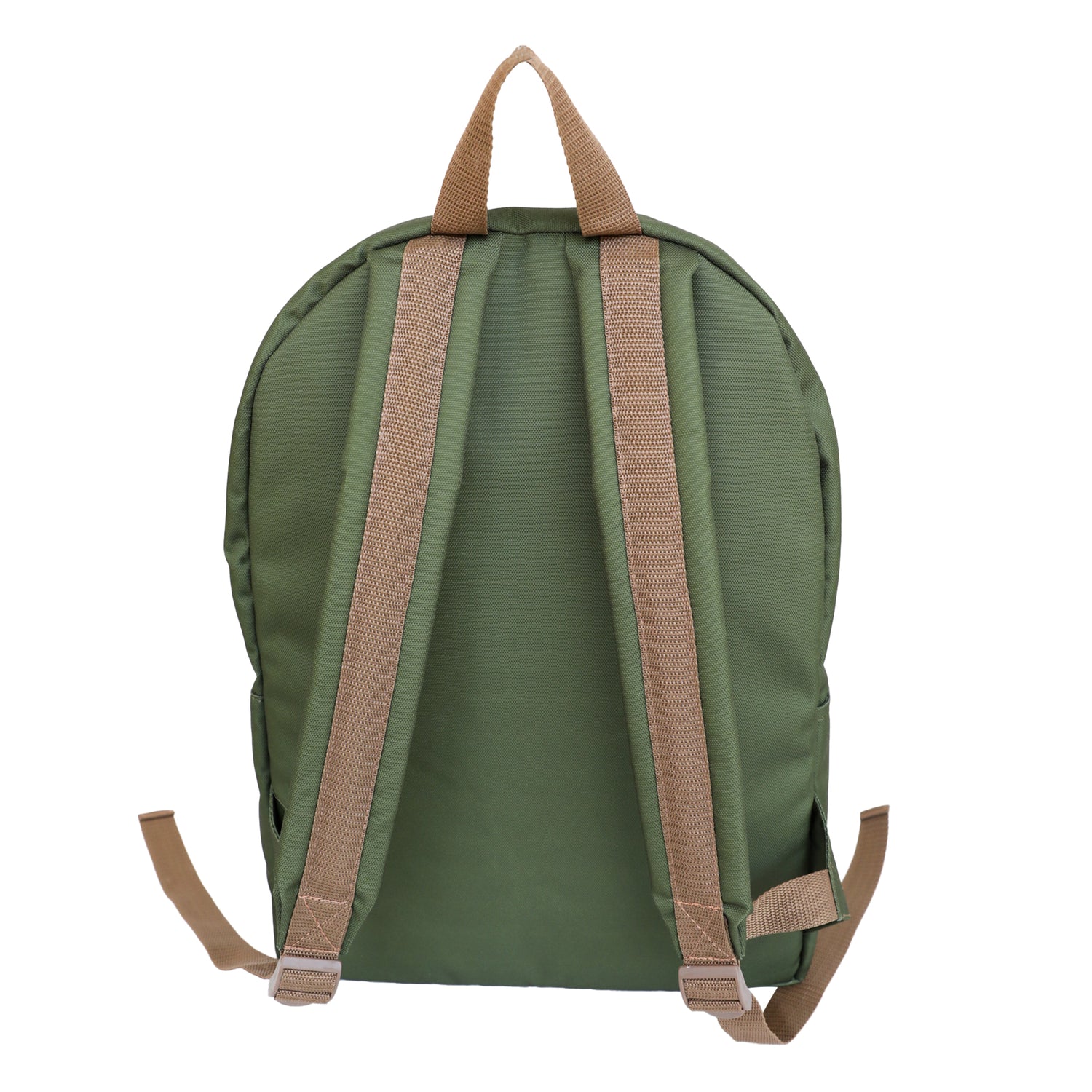 mochila clasica escolar sustentable verde botela