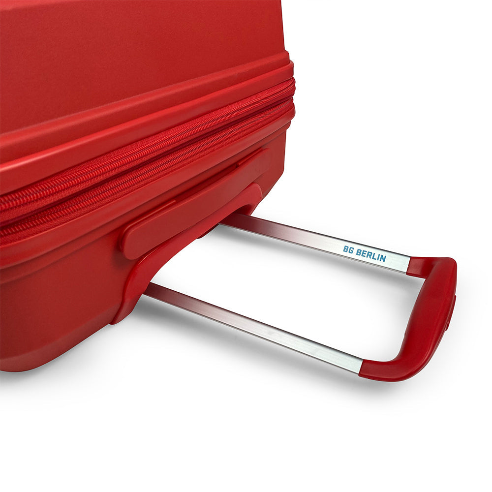 maleta de cabina (s) 35lts seguridad zip² bg berlin rojo